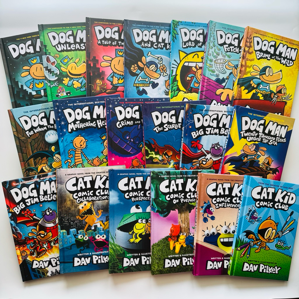 Dog Man & Cat Kid Complete Collection หนังสือการ์ตูนเด็กสุดฮา ครบชุด | Funny Graphic Novel Set for Kids