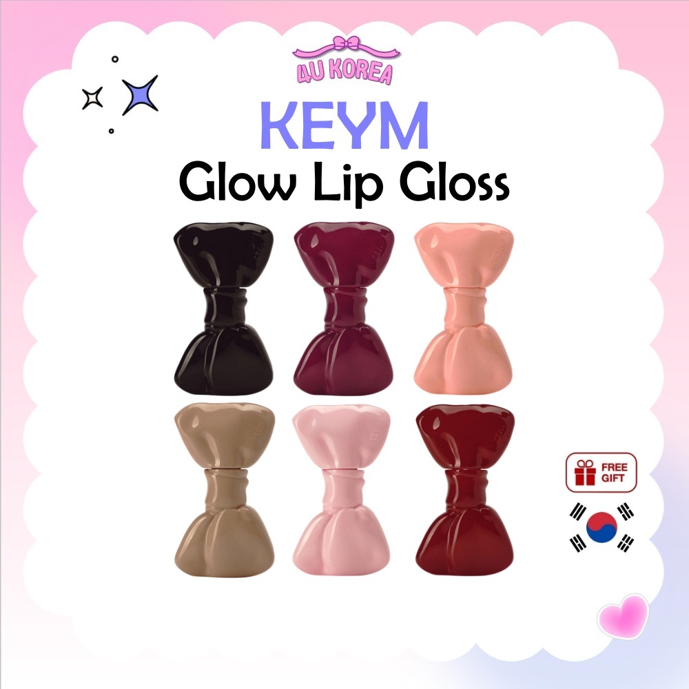 KEYM Glow Lip Gloss – 6 สี / K-BEAUTY