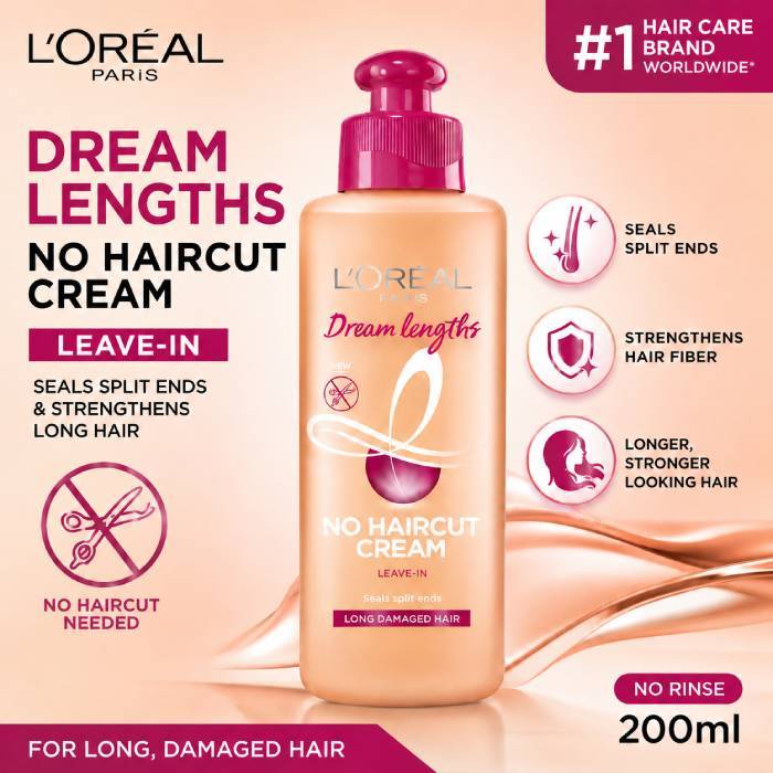 [Loreal] Paris Elvive Dream Longs No Haircut Cream 200mL