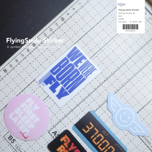 สติกเกอร์ FlyingSmile [Vol.0/Vol.1]