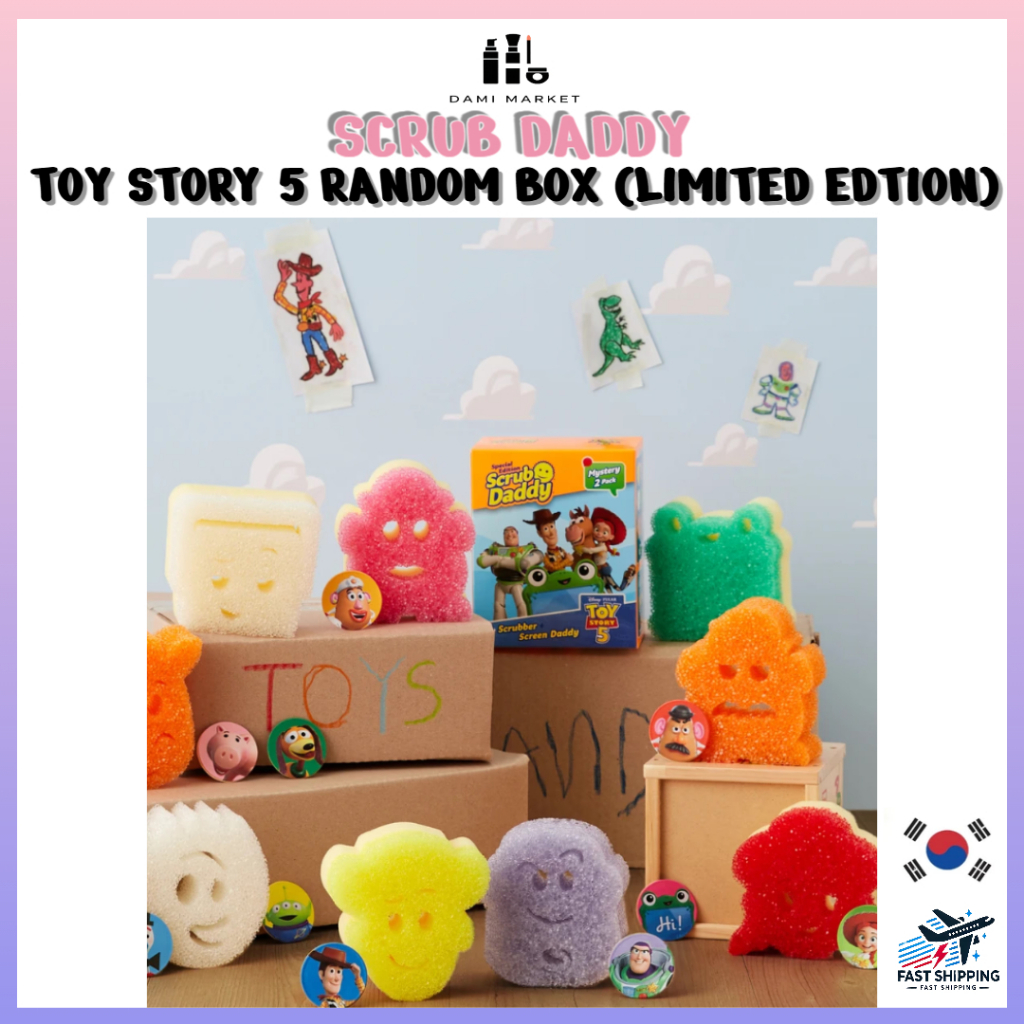 [Limited Edition] Scrub Daddy Toy Story 5 กล่องสุ่ม(Ready to Stock)