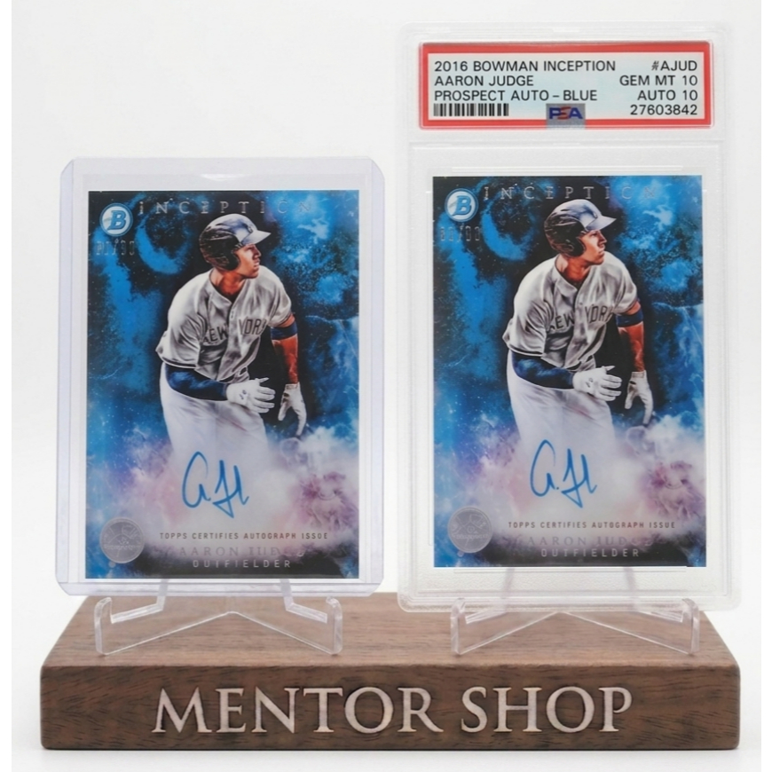 [ร้านเมนเตอร์] ✨ Aaron Judge Inception Auto Custom Card – A Premium MLB Collectible Evern Baseball F