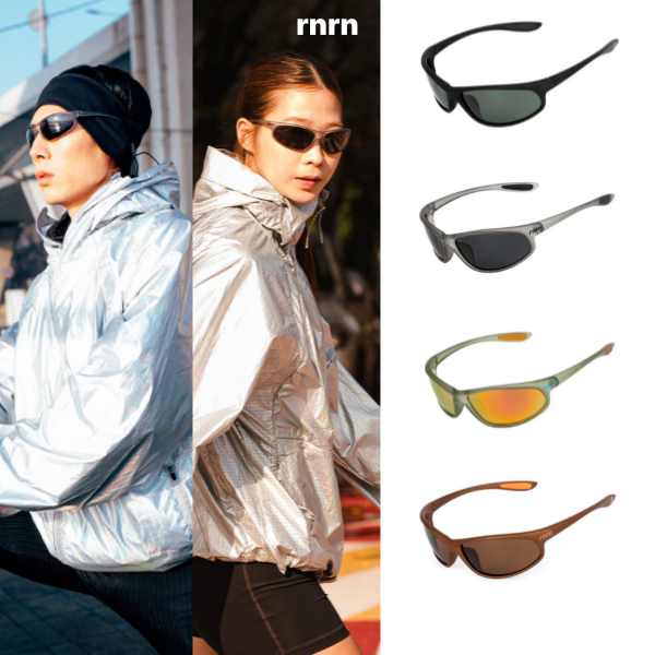 rnrn แว่นกันแดดวิ่งโพลาไรซ์ UV400 แสงอัลตร้า - แว่นตากันลื่นสําหรับเล่นกีฬา