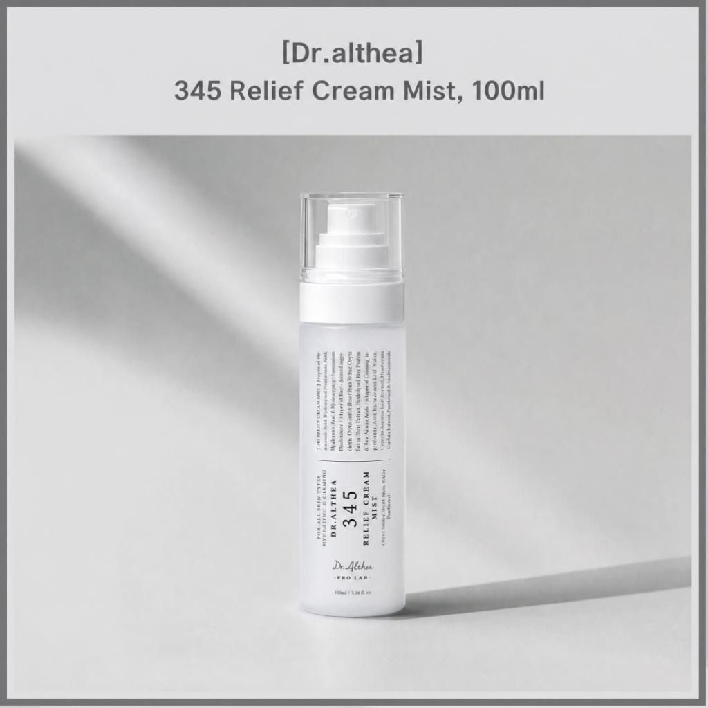 [Dr.althea] 345 Relief Cream Mist, 100ml, 1pc / Korean Relief Mist / Moisturizing Spray