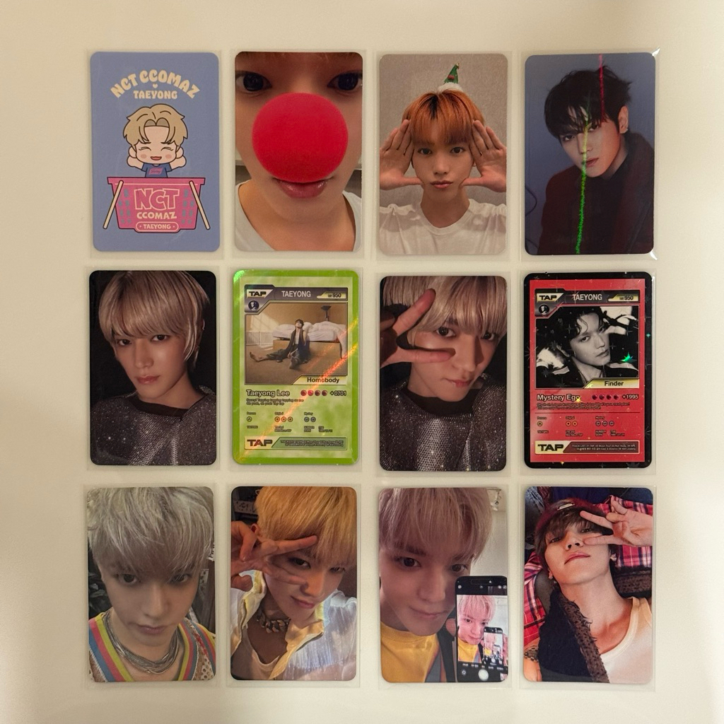 (พร้อมส่ง) การ์ด nct แทยง taeyong🌹