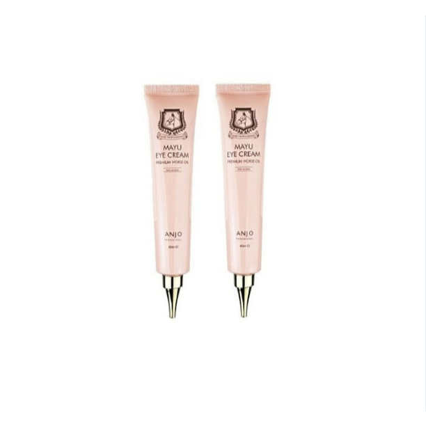ANJO Professional Horse Oil Eye Cream 40ml 1+1 ชุด | ครีมบํารุงบํารุงรอบดวงตา | สกินแคร์เกาหลี