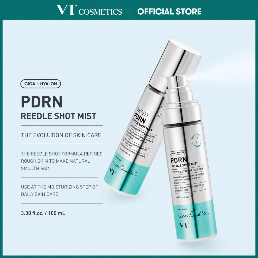 [VT] PDRN Reedle Shot Mist 100ml Dewy Glow Mist สําหรับผิวแห้งหมองคล้ํา Moisture Barrier & Elasticity Care [เรือธงอย่างเป็นทางการ]