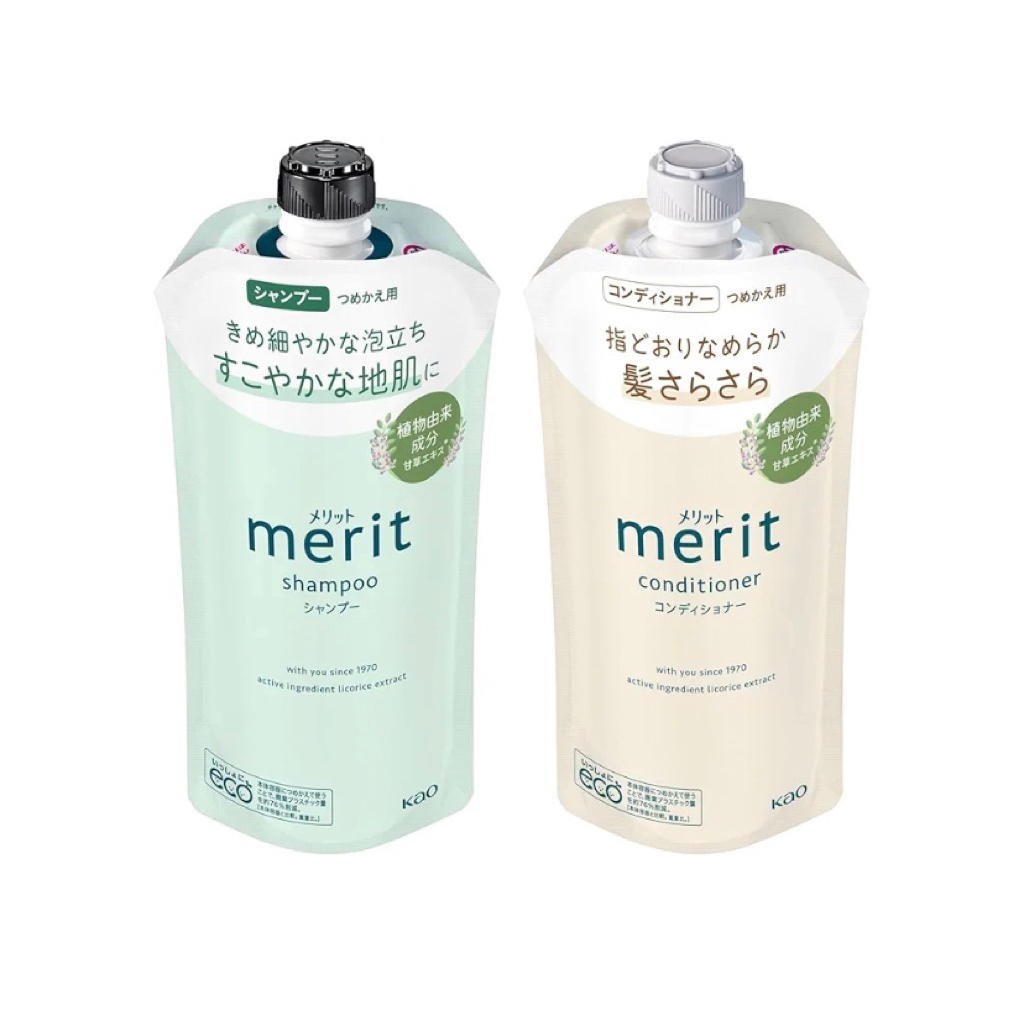 Merit shampoo /conditioner ยาสระผม merit นำเข้าจากญี่ปุ่น