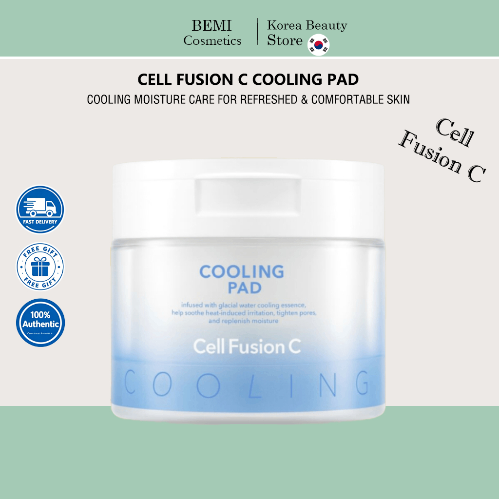 [Cell Fusion C] Post Alpha Cooling Pad 70Pads & Hydrating, Anti-Puffiness, Pore Care