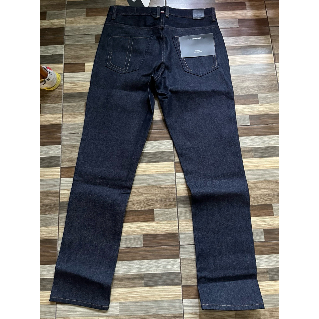 กางเกงยีนส์ผ้าดิบ john henry รหัส JHS225MPTRG30 ทรง regular fit
