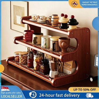 ⚡RADIANT Desktop water cup rack, storage rack, modern and simple antique display rack teapot storage and display rack