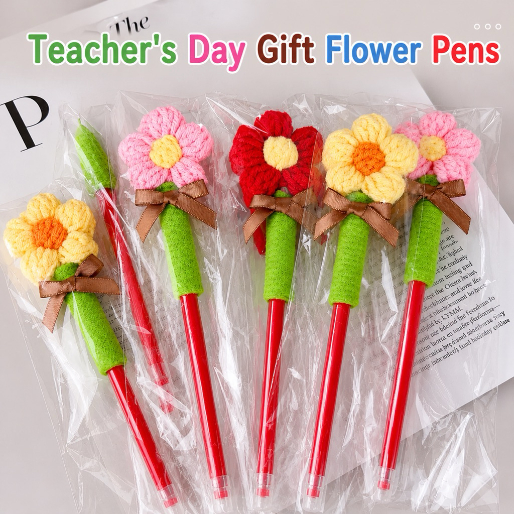 SG Flower Red Pen Teachers Day Pen
