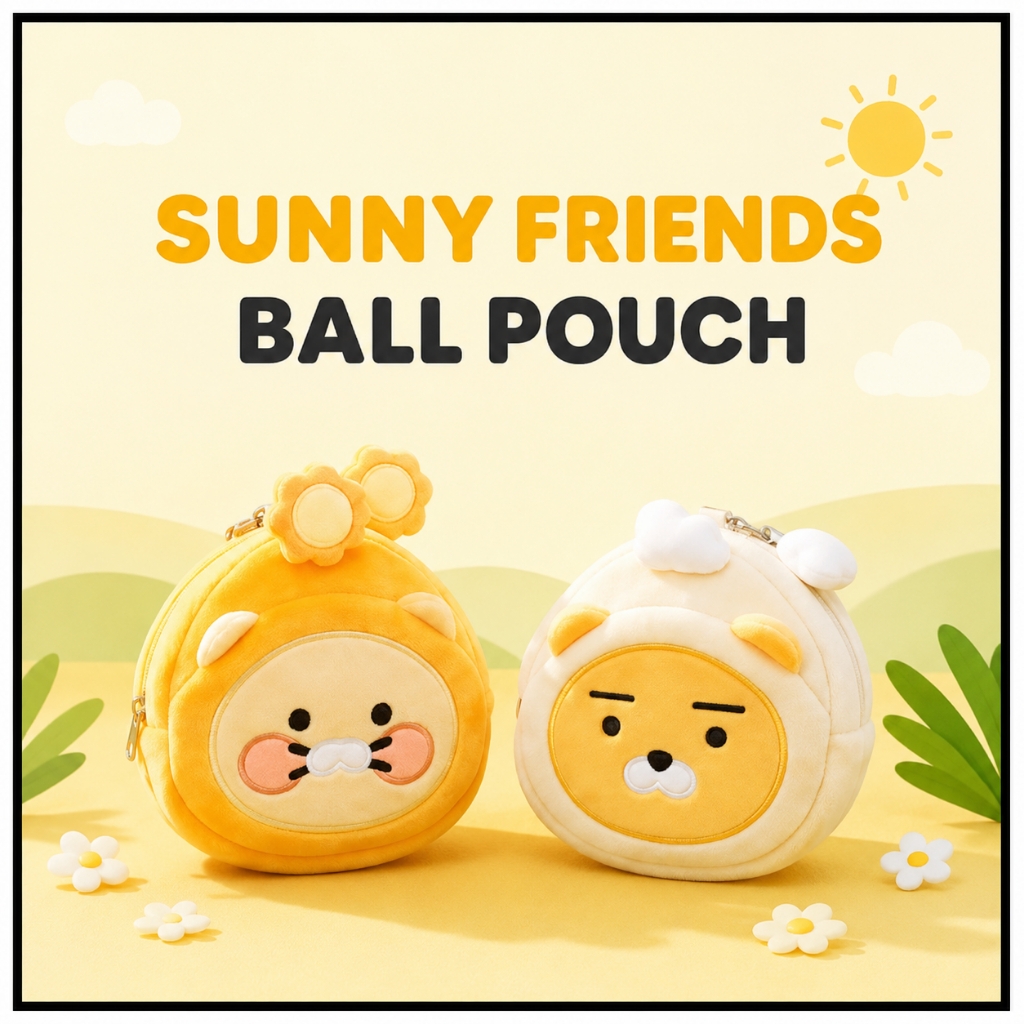 Golf Kakao Golf Sunny Friends Ball Pouch Ryan, Chunsik