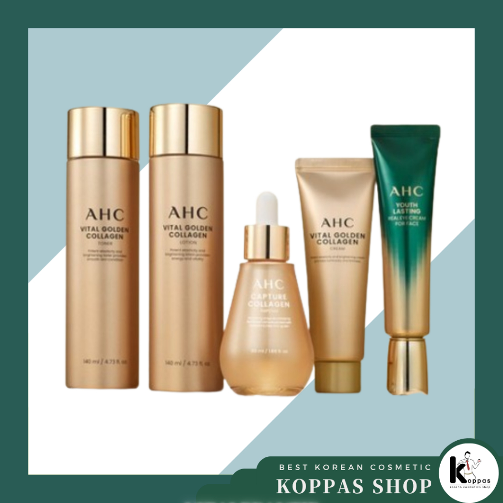 [AHC] Vital Golden Collagen Special Synergy Set 5 รายการ / ชุดคอลลาเจนเกาหลี / สูตรต่อต้านวัยโดย asd