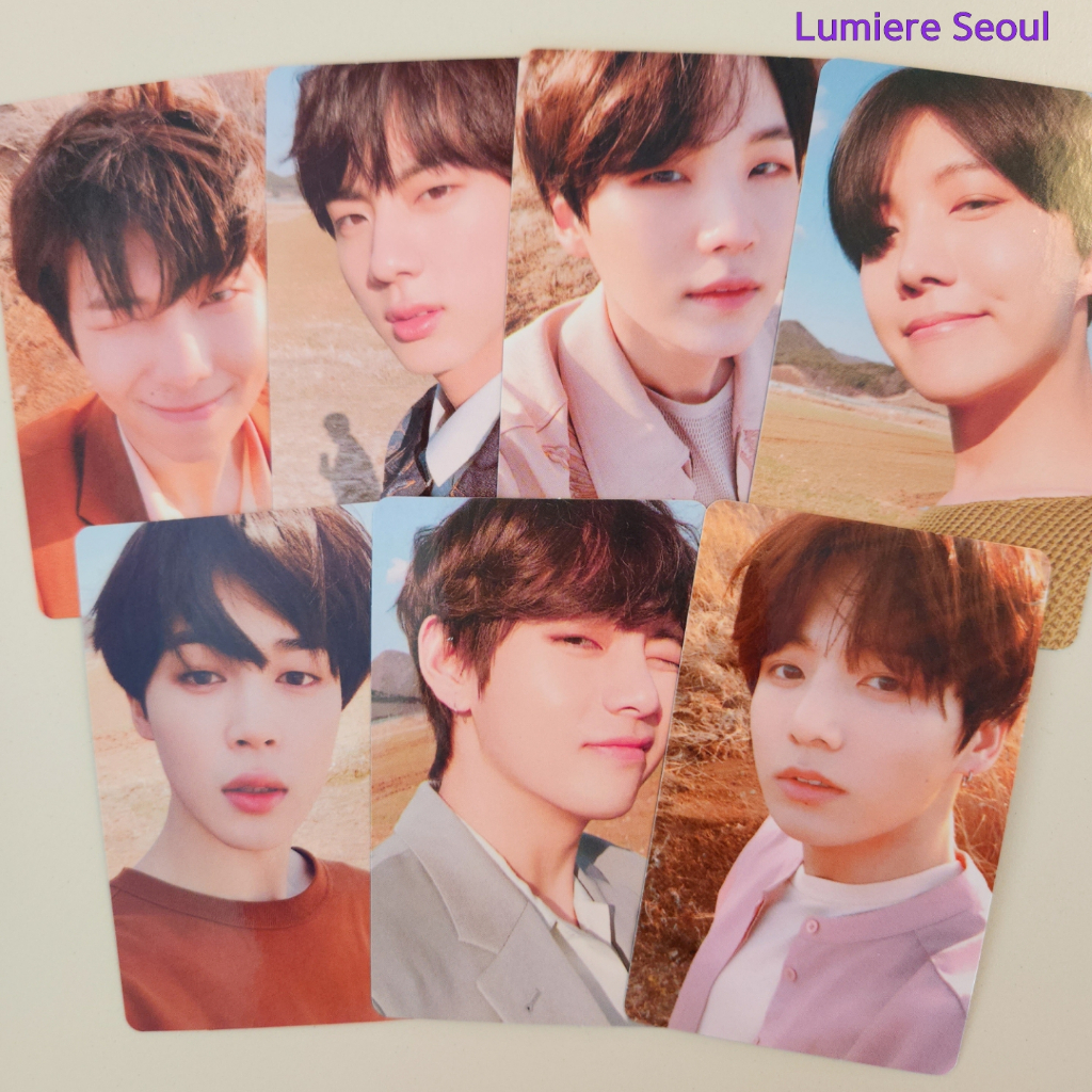 BTS Love Yourself Tear Y Ver. การ์ดรูปถ่ายอย่างเป็นทางการ A–G