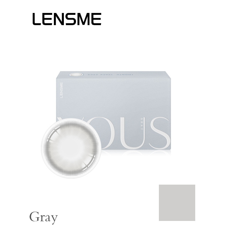 LENSME YOUS GREY 2P 1MONTH คอนแทคเลนส์