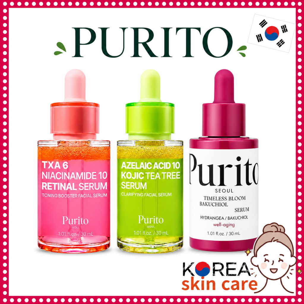 PURITO SEOUL Serum Collection 30ml เซรั่มบำรุงผิวหน้า