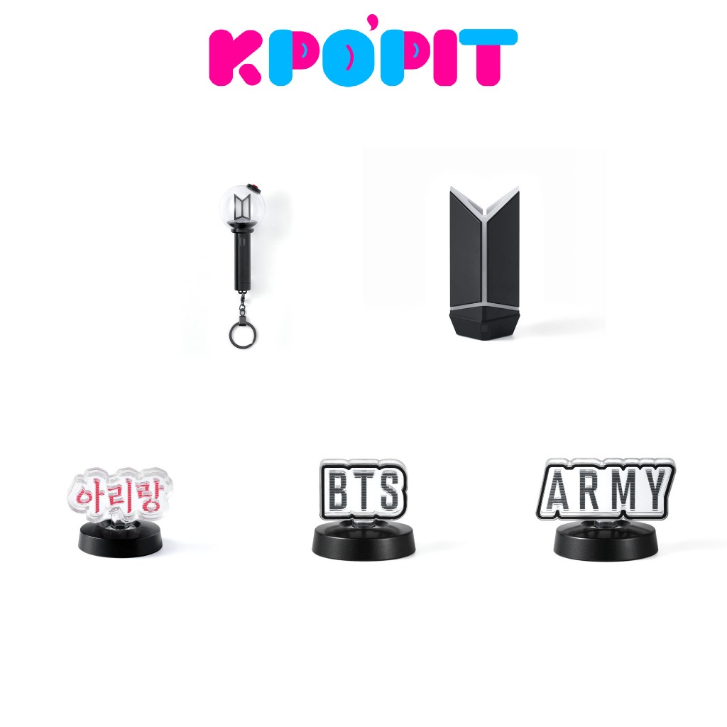 BTS OFFICIAL LIGHT STICK KEYRING VER.4 / LIGHT STICK VER.4 CRADLE & PARTS