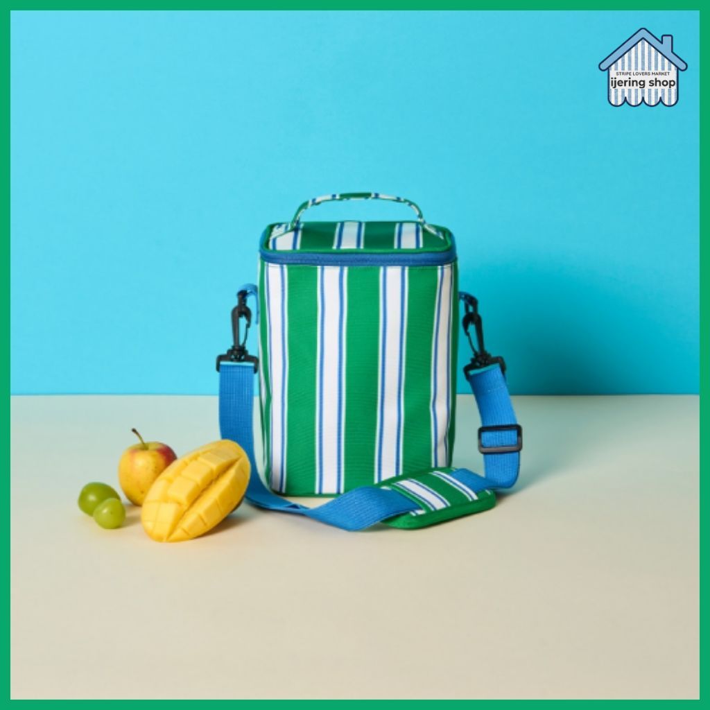 [LocknLock] Stripe Insulated Cooler Bag Mini Thermal Lunch Box Tote Daily Small 5.5L