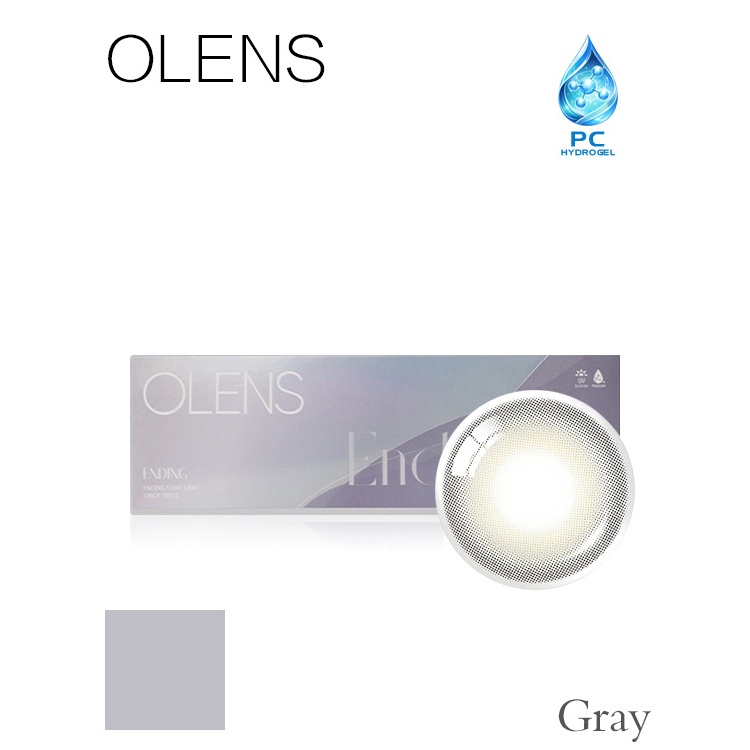 OLENS ENDING สีเทา 1Day 20P คอนแทคเลนส์