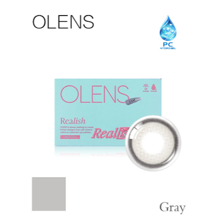 OLENS Realish Grey 2P คอนแทคเลนส์ 1 เดือน