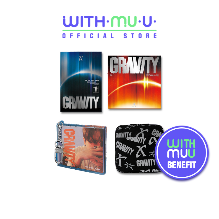 [พร้อมส่ง] XIA - [GRAVITY] 5th Full Album [อัลบั้ม XIA] (WITHMUU POB)