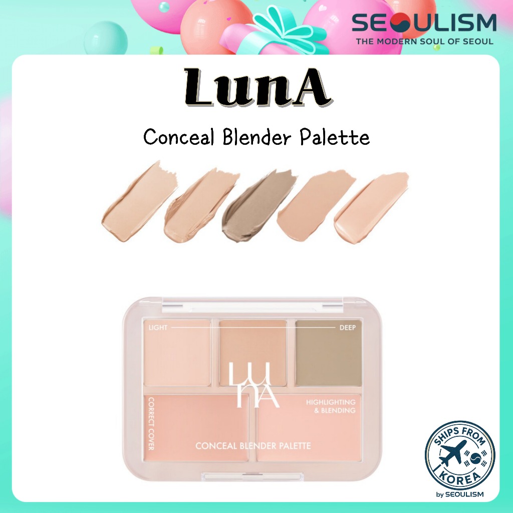 [LUNA] พาเลทเครื่องปั่นปกปิด | คอนซีลเลอร์พาเลทอเนกประสงค์ | แต่งหน้าเกาหลี