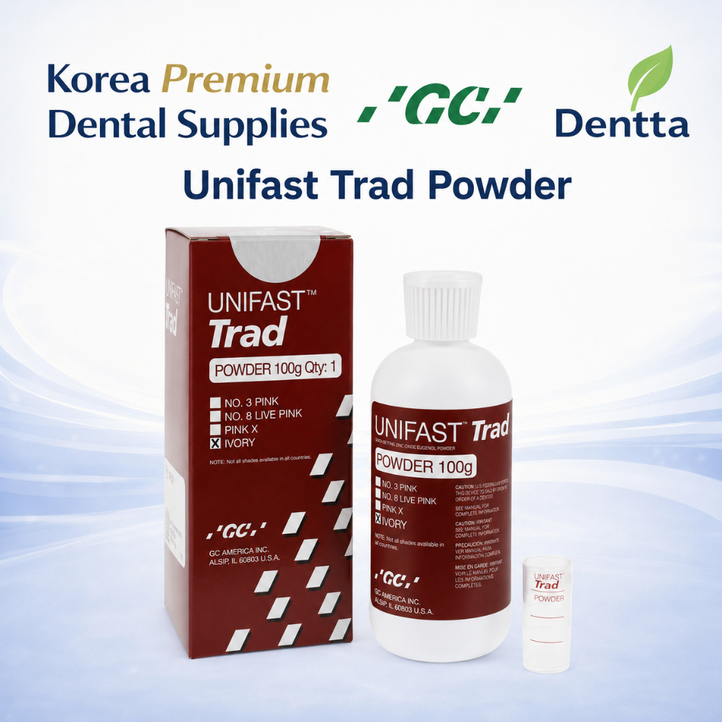 GC Unifast Trad Powder รีฟิล 100g ขวดงาช้างญี่ปุ่น