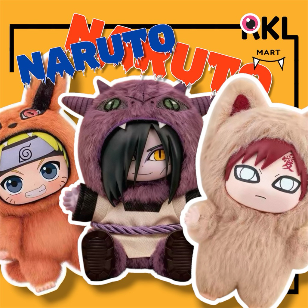 ☄️แยกตัว ตุ๊กตาพวงกุญแจ NARUTO : รวมซีรีย์ V.1-V.2-V.3 Shippuden Cute Beast Party 🥷🏻