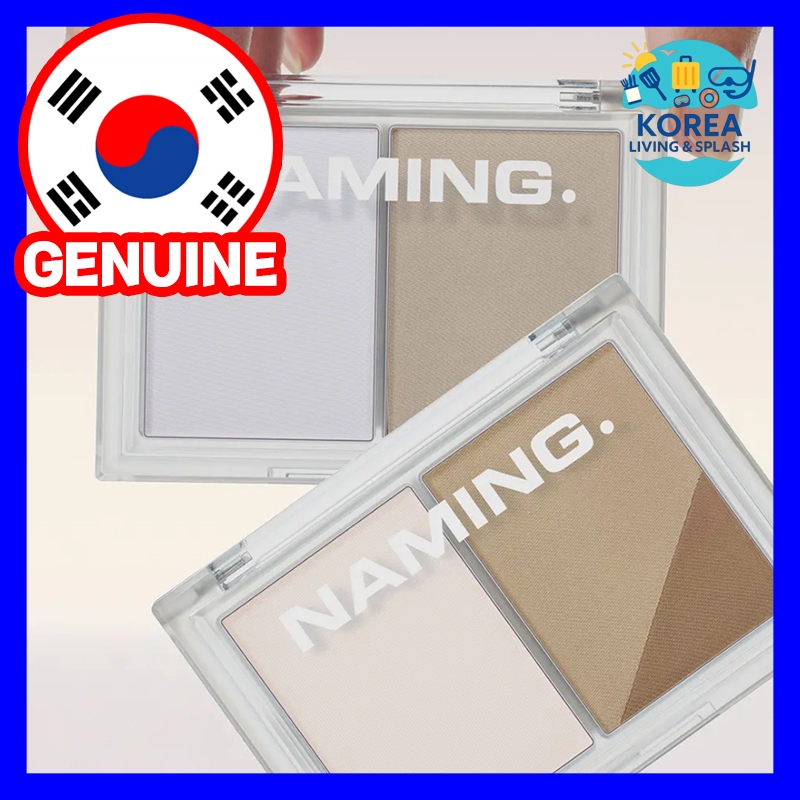 NAMING Fluffy Volume & Shading Duo 2 สี Contour Highlighter Cool Warm Tone แต่งหน้า