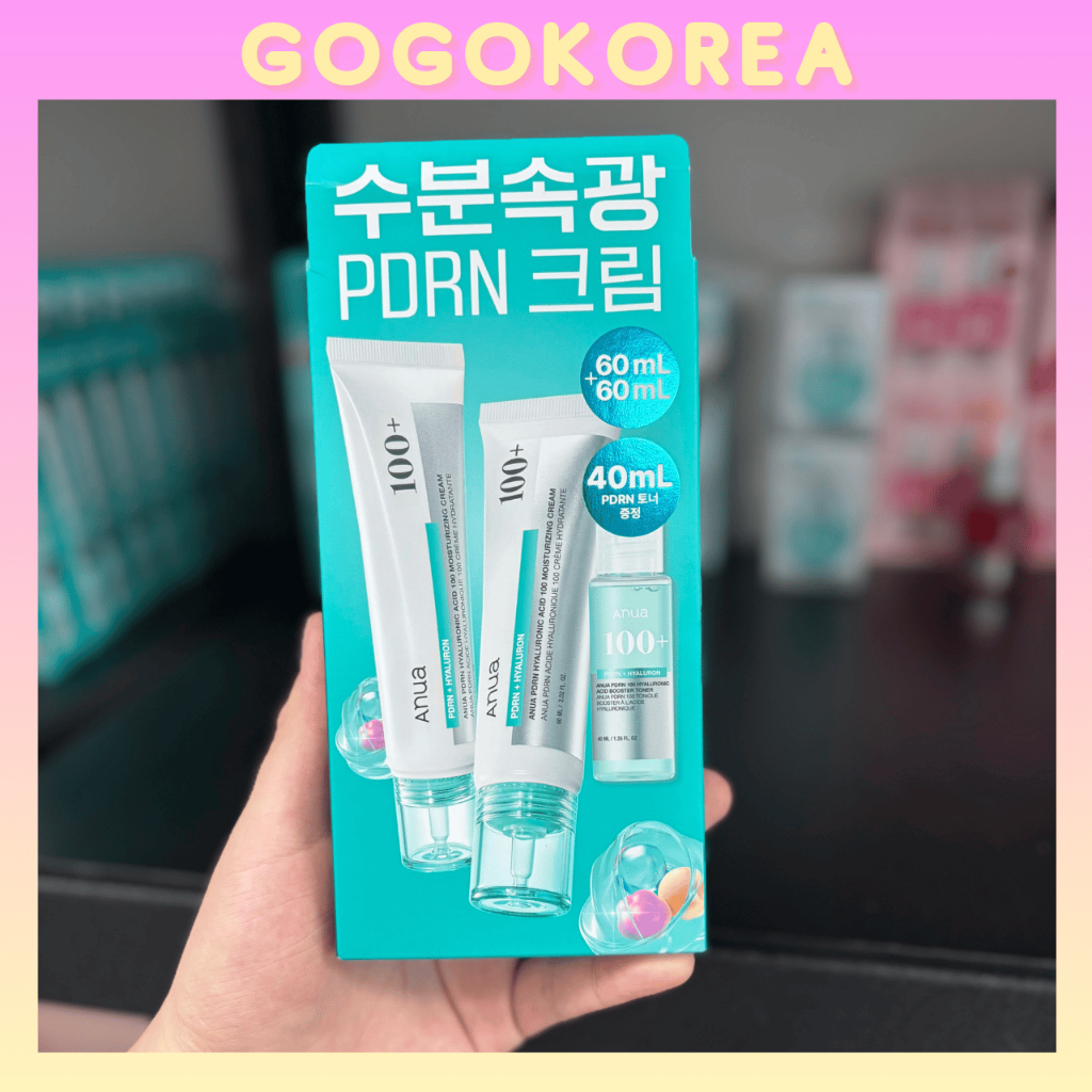 Anua 100+ PDRN Hyaluronic Acid Moisturizing Cream 60ml ผิวแพ้ง่ายผ่อนคลาย