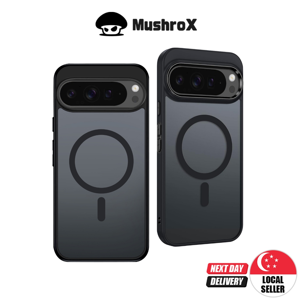 [SG] เคสแม่เหล็กสําหรับ Google Pixel 10Pro/10XL/10/9Pro/9XL/9 Matte กันกระแทก Hard ถุงลมนิรภัยกรณี