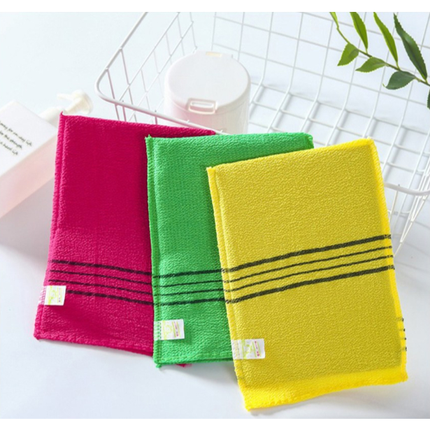 [K-LIVING] No Brand Premium Korea Exfoliating Bath Mitt Italy Towel 10 ชิ้น