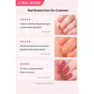 OHORA Glossy & Enhancing Nail Strengthener 15ml – 10 สี / K-BEAUTY