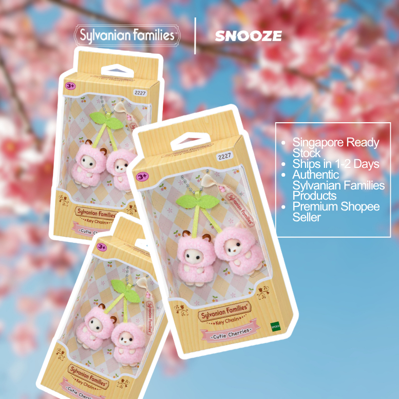 [SNOOZE STORE SG] SYLVANIAN FAMILIES CUTIE CHERRY KEYCHAIN