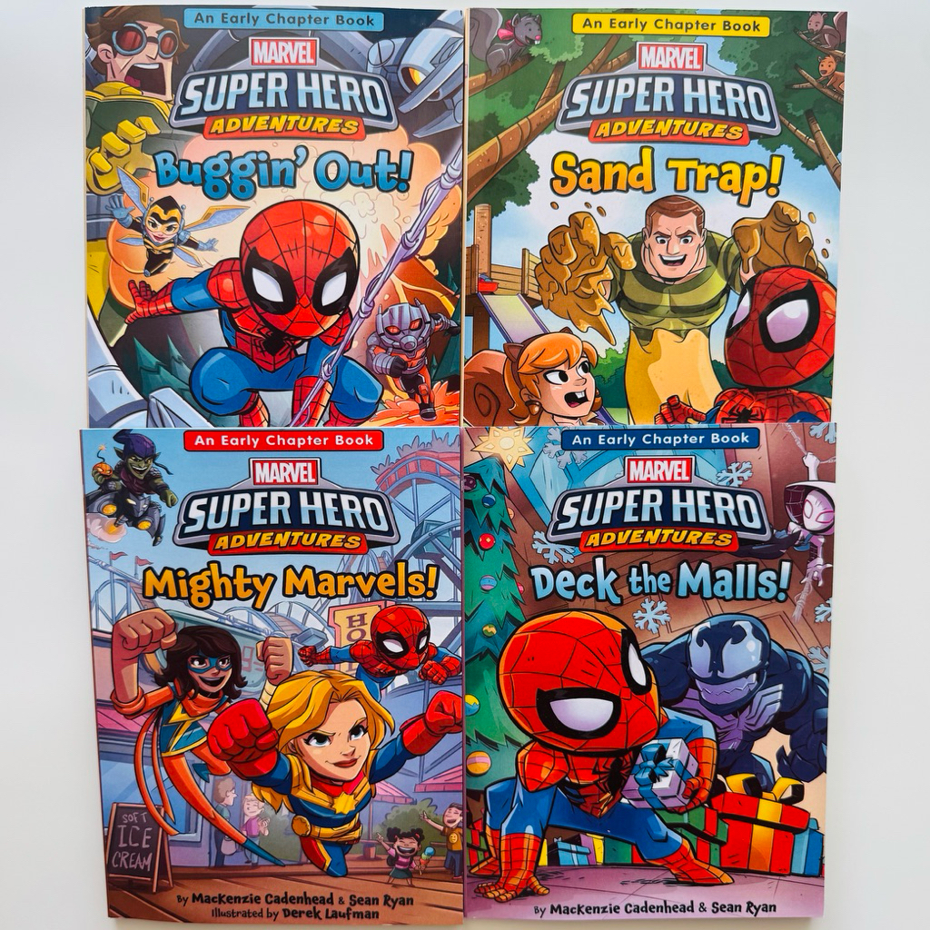 Marvel Super Hero Adventures 4-Book Set ชุดหนังสือซูเปอร์ฮีโร่มาร์เวล 4 เล่ม | Early Chapter Books for Kids