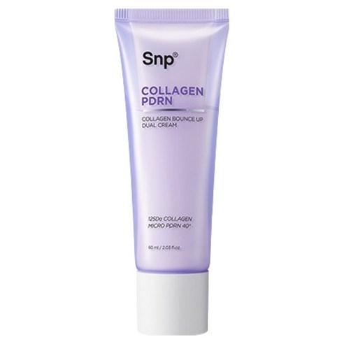 [SNP] Collagen Bounce Dual Cream, 60ml, 1 ชิ้น / สกินแคร์เกาหลี / ครีมคอลลาเจนต่อต้านวัย