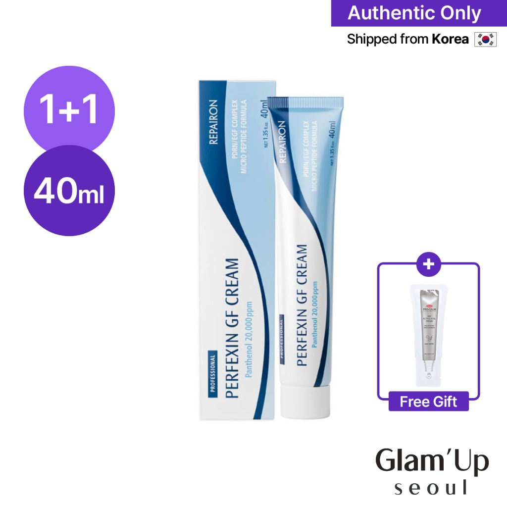 [Repairon] Perfexin GF Cream 40ml Panthenol 20000ppm PDRN EGF ครีมฟื้นฟูเกราะผิว & ปลอบประโลมผิว เกาหลี