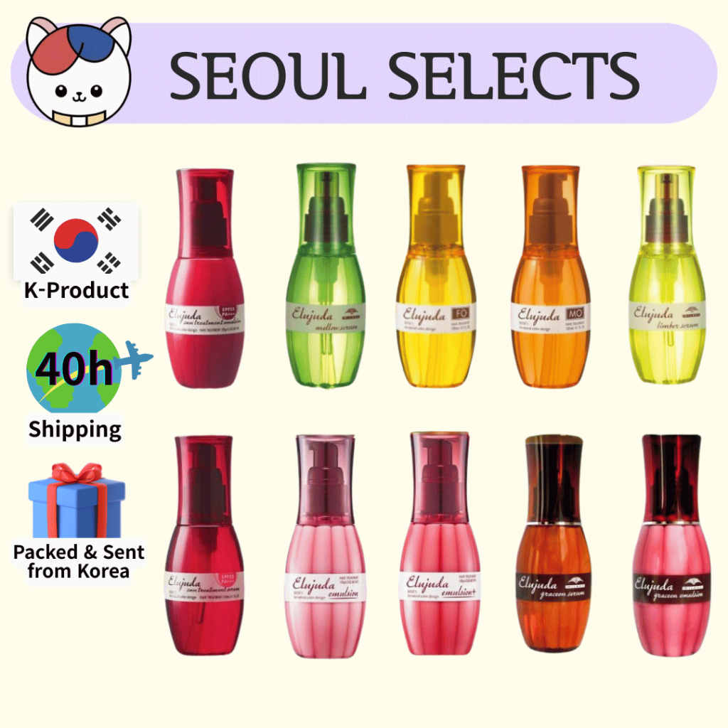 [MILBON] Elujuda Leave-In Hair Essence & Serum Collection 120ml | 12 แบบ | ทําในประเทศญี่ปุ่น