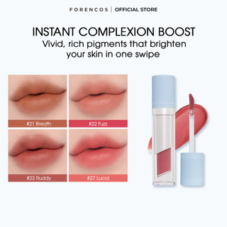FORENCOS Velvet Matte Lip Tint Long Lasting Soft Blur - Tattoo Clair Velvet Tint 4g