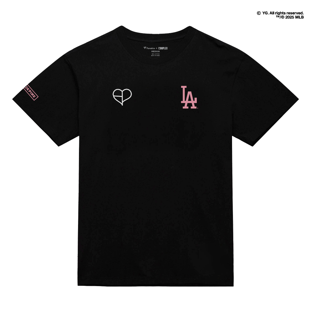 [BLACKPINK] เสื้อยืด BLACKPINK x DODGERS LA