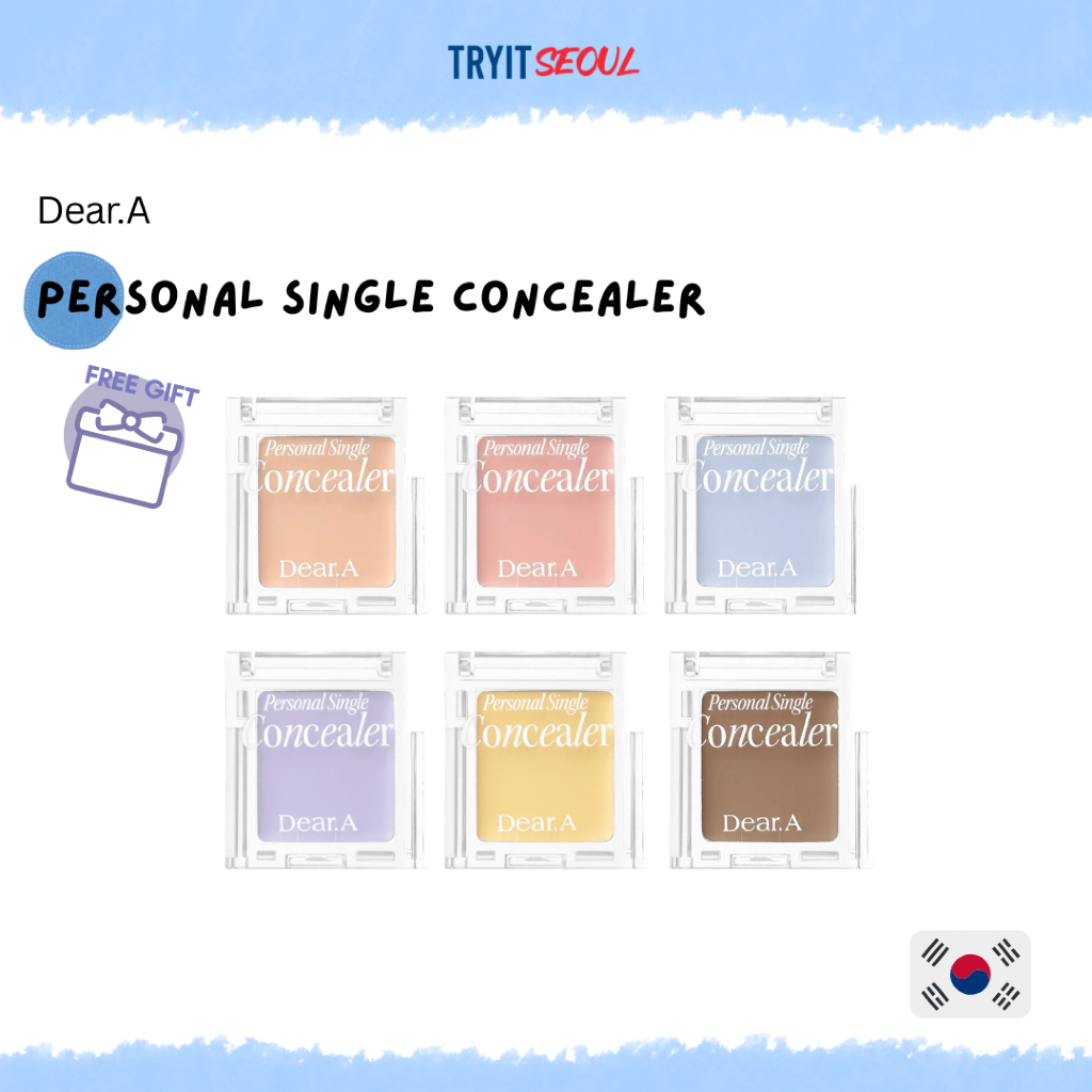 [Dear.A] Personal Single Concealer 1.8g (10 สี) | เมคอัพ คอนซีลเลอร์ เกาหลี K-beauty