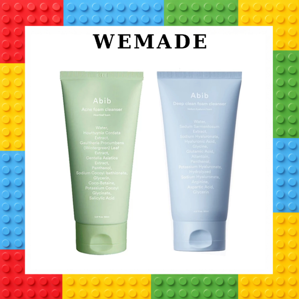 [Aib] Acne Foam Cleanser Heartleaf / Deep Clean Foam Cleanser Sedum Hyaluron Foam 150ml