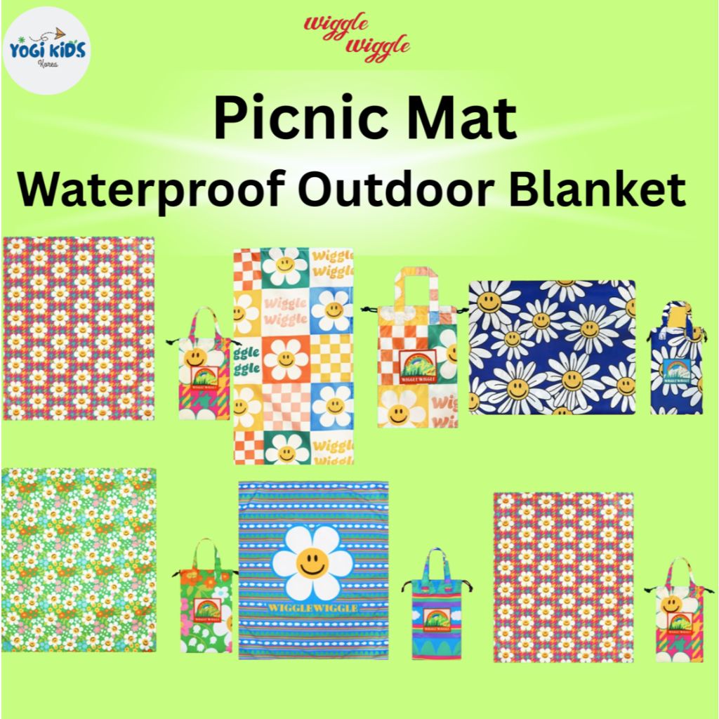 เสื่อปิกนิก Wiggle - ผ้าห่มกันน้ำสำหรับกลางแจ้ง มีหลากหลายดีไซน์ให้เลือก
