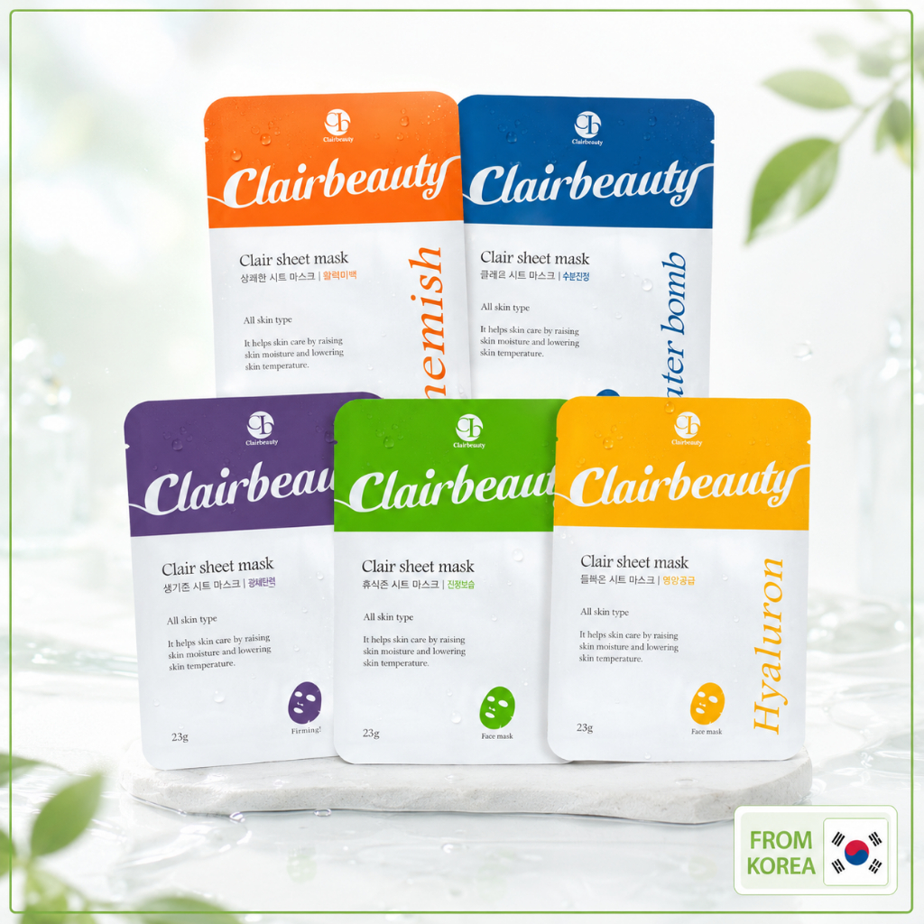 [CLAIRE BEAUTY] Korean Daily Sheet Mask Pack 1 / 3 แผ่น / Daily Sheet Mask / Mask A Day
