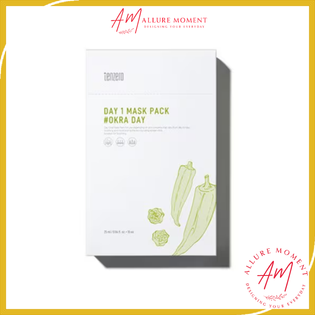 [TENZERO] Day One Mask – Okra Day (10 แผ่น)