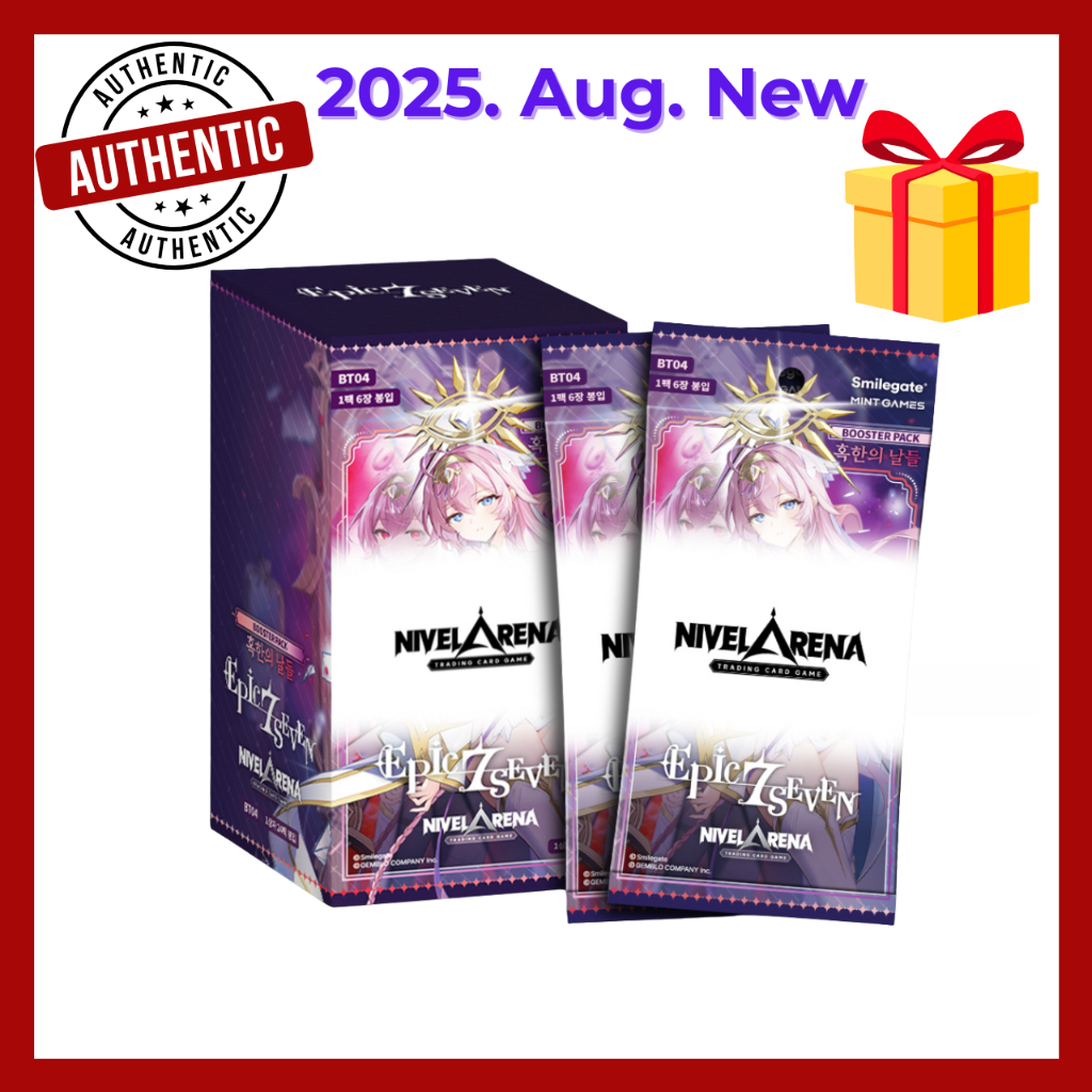 [NIVEL ARENA] Korea BT04 Frozen Days / Goddess Of Victory NIVEL ARENA Card / 2025 ส.ค ใหม่!! / Booster Korean Version Box / TCG / Trading Card Game / With Random Gift Card