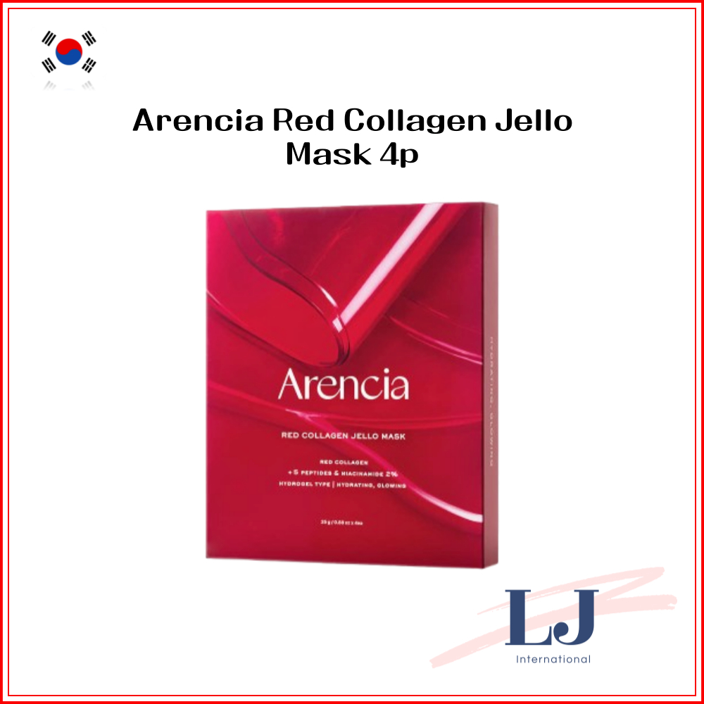 Arencia Red Collagen Jello Mask 4p