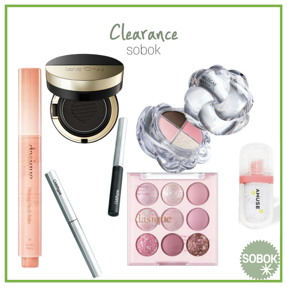 [Sobok] clearance /dasique amuse muzigae mansion odtype eyeshadow mascara blush