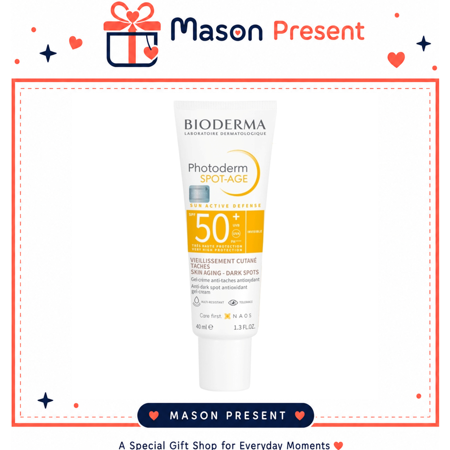 Bioderma Photoderm Spot-Age Sunscreen SPF50+ PA++++ 40ml ครีมให้ความชุ่มชื้นประเภท Sun Care สําหรับ 